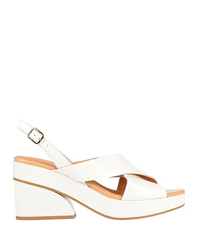 ELVIO ZANON Sandals Ivory Leather