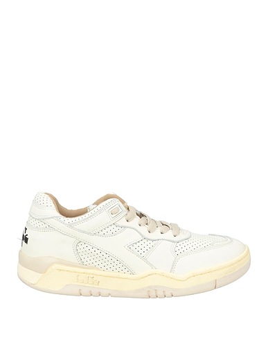 DIADORA HERITAGE FOOTWEAR Ivory Leather, Textile fibers