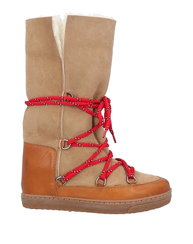 ISABEL MARANT Boots Camel 100% Calfskin, Shearling