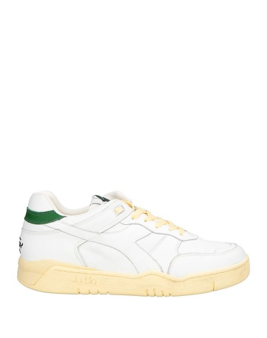 DIADORA HERITAGE Sneakers White Leather, Textile fibres