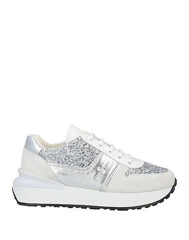 CARSHOE Sneakers Off white Leather, Textile fibers
