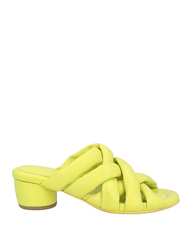MARSÈLL Sandals Lime green Calfskin