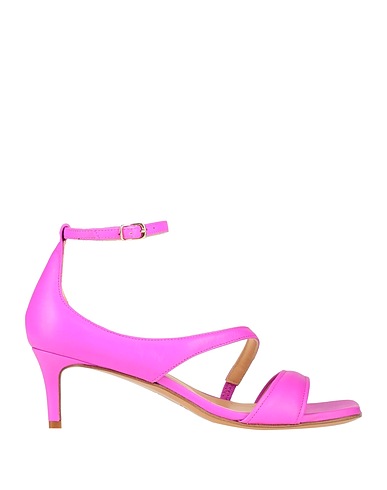 GUGLIELMO ROTTA Sandals Fuchsia Leather