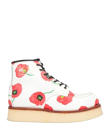 KENZO Ankle boot White Leather