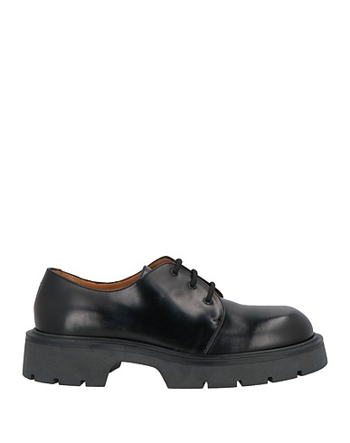 SANDRO Laced shoes Black Leather
