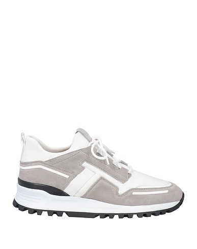 TOD'S Sneakers Bianco Pelle, Fibre tessili