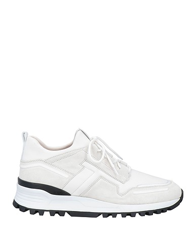 TOD'S Sneakers Bianco Pelle, Fibre tessili