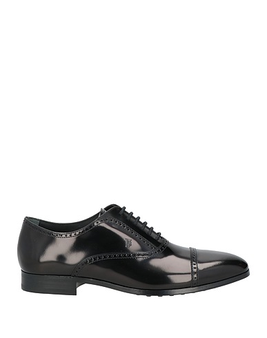 TOD'S Laced shoes Black Leather