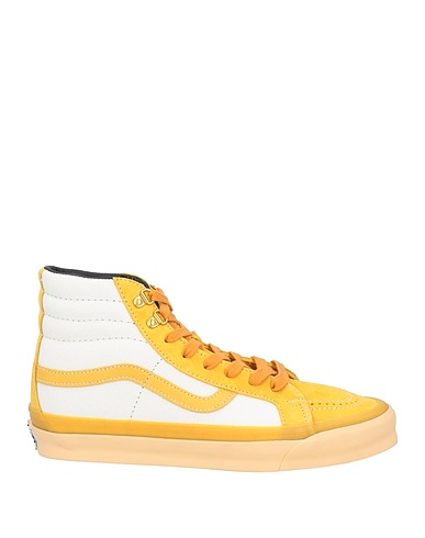 VANS VAULT Sneakers Yellow Leather, Textile fibers
