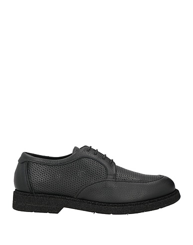 GIOVANNI CONTI Schnürschuhe Schwarz Leder
