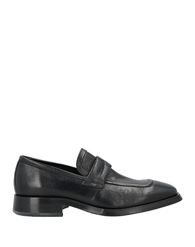 MICH SIMON Loafers Black Leather