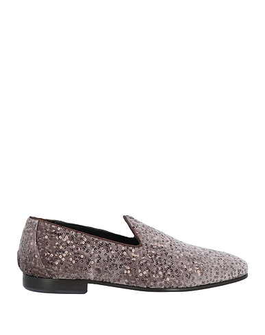 GIOVANNI CONTI Loafers Taupe Textile fibers