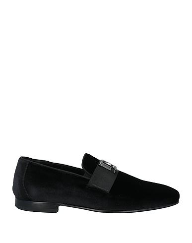 MICH SIMON Loafers Black Textile fibres