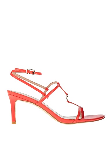 TWINSET Sandals Tomato red 100% Polyurethane