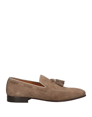 CAFèNOIR Loafers Khaki Leather