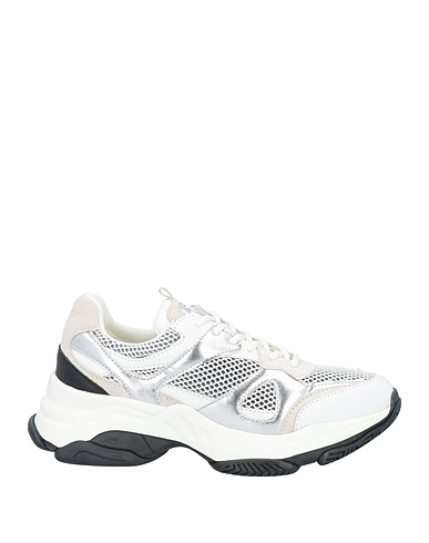 TWINSET Sneakers White Polyester, Cow leather