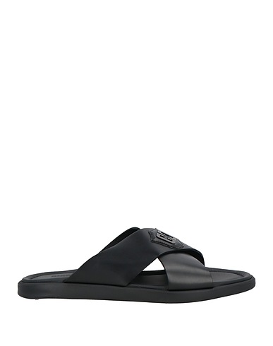 GIOVANNI CONTI Sandals Black Calfskin