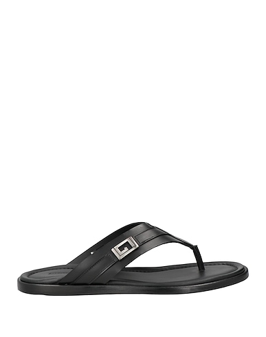 GIOVANNI CONTI Flip flops Calfskin