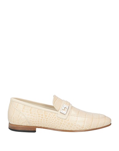GIOVANNI CONTI Loafers Beige Calfskin