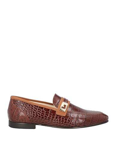GIOVANNI CONTI Loafers Brown Calfskin