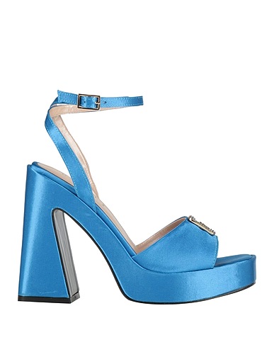 GAëLLE Paris Sandali Azzurro Fibre tessili