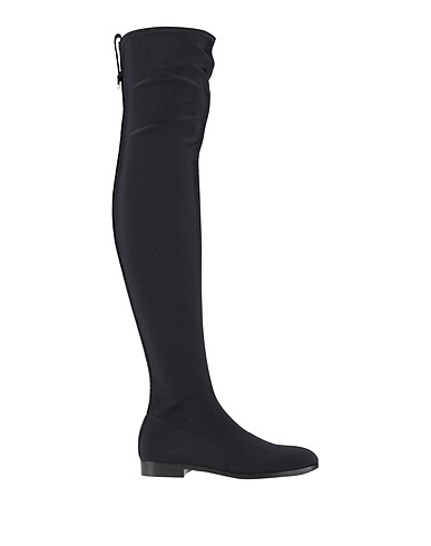 SERGIO ROSSI Boots Black Textile fibers