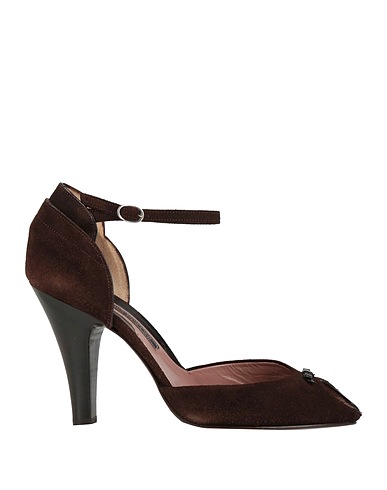 STUDIO POLLINI Décolleté Testa di moro Pelle