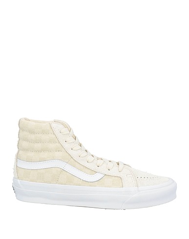 VANS VAULT Sneakers Cream Leather, Textile fibres