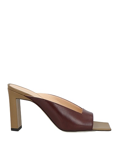 WANDLER Sandals Dark brown Lambskin