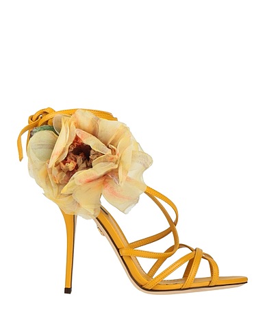 DOLCE&GABBANA Sandals Marigold 100% Lambskin