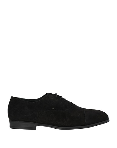 CALPIERRE Laced shoes Black Leather