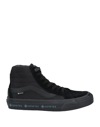 VANS VAULT Sneakers Black Leather, Textile fibers