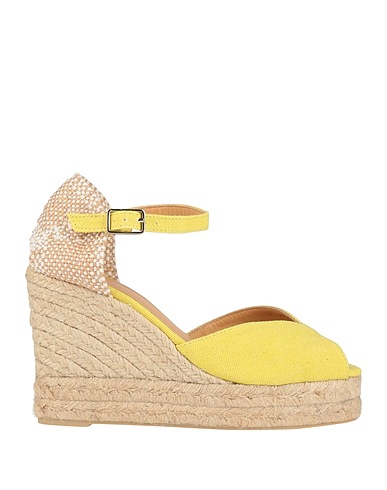 CASTAÑER Espadrilles Lime green Textile fibres