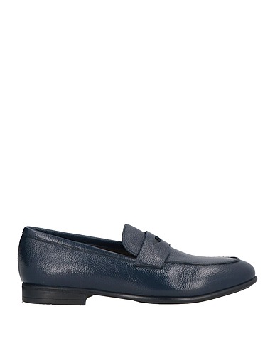 CALPIERRE Loafers Navy blue Leather