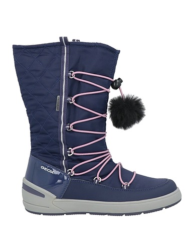 GEOX Boots Purple Textile fibres