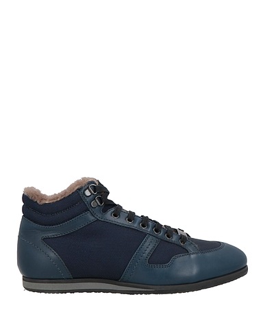 CORNELIANI ID Sneakers Navy blue Leather