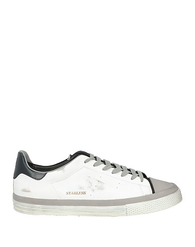 HIDNANDER Sneakers Grau Leder, Gewebefasern