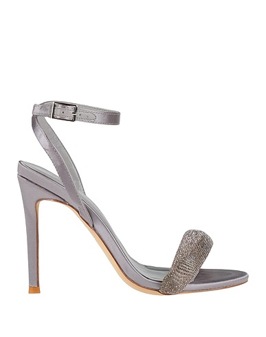 PREGUNTA Sandals Grey Textile fibres