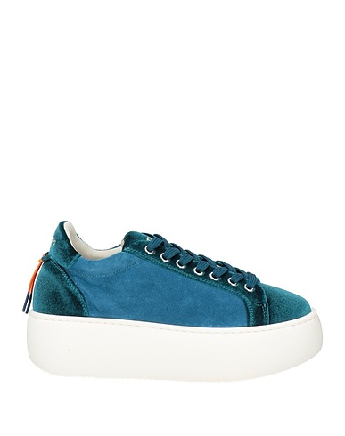 BARRACUDA Sneakers Deep teal Textile fibers, Leather