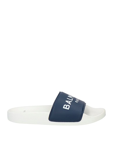 BALMAIN Sandals Navy Textile fibers
