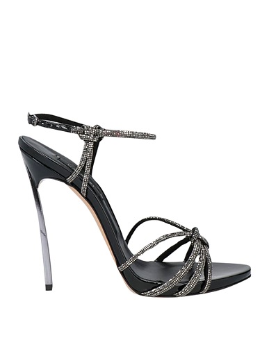 CASADEI シューズ ブラック 革（なめし加工）