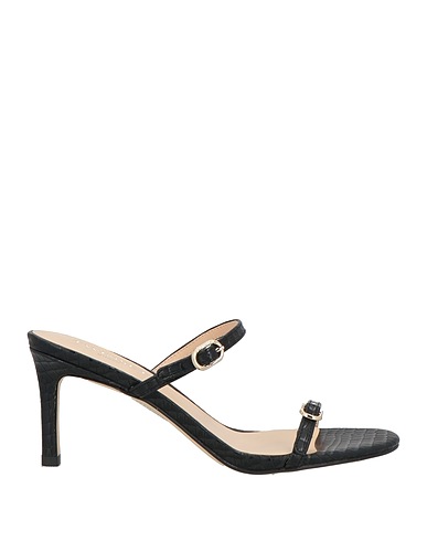 TWINSET Sandals Black 100% Polyurethane