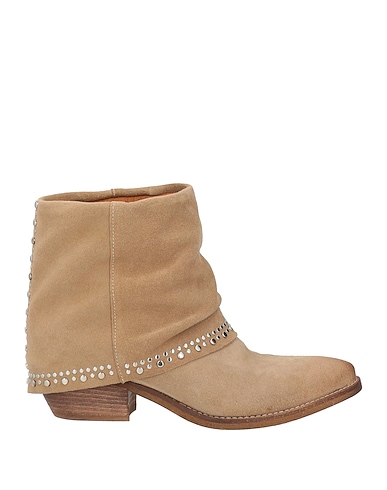 GISÉL MOIRÉ Ankle boot Sand Leather