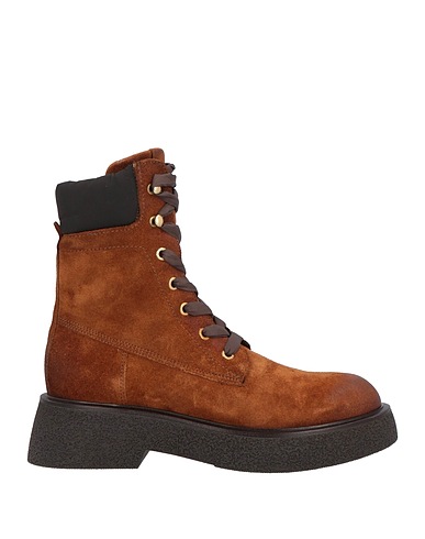 MJUS Stivaletti Marrone Pelle, Fibre tessili