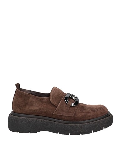 CARMENS Loafers Dark brown Leather