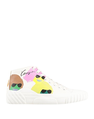 KENZO Sneakers Weiß Gewebefasern