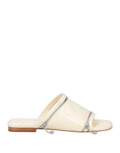 BURBERRY Sandals Ivory 100% Calfskin