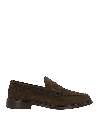 TRICKER'S Mocassins Vert foncé Peau de castor