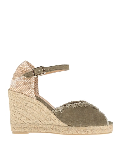 CASTAÑER Espadrilles Military green Textile fibres