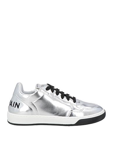 BALMAIN Sneakers Silver Leather